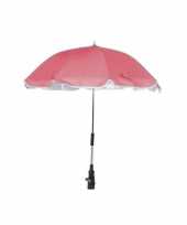 Goedkope roze parasol voor stoel of kinderwagen 100 cm